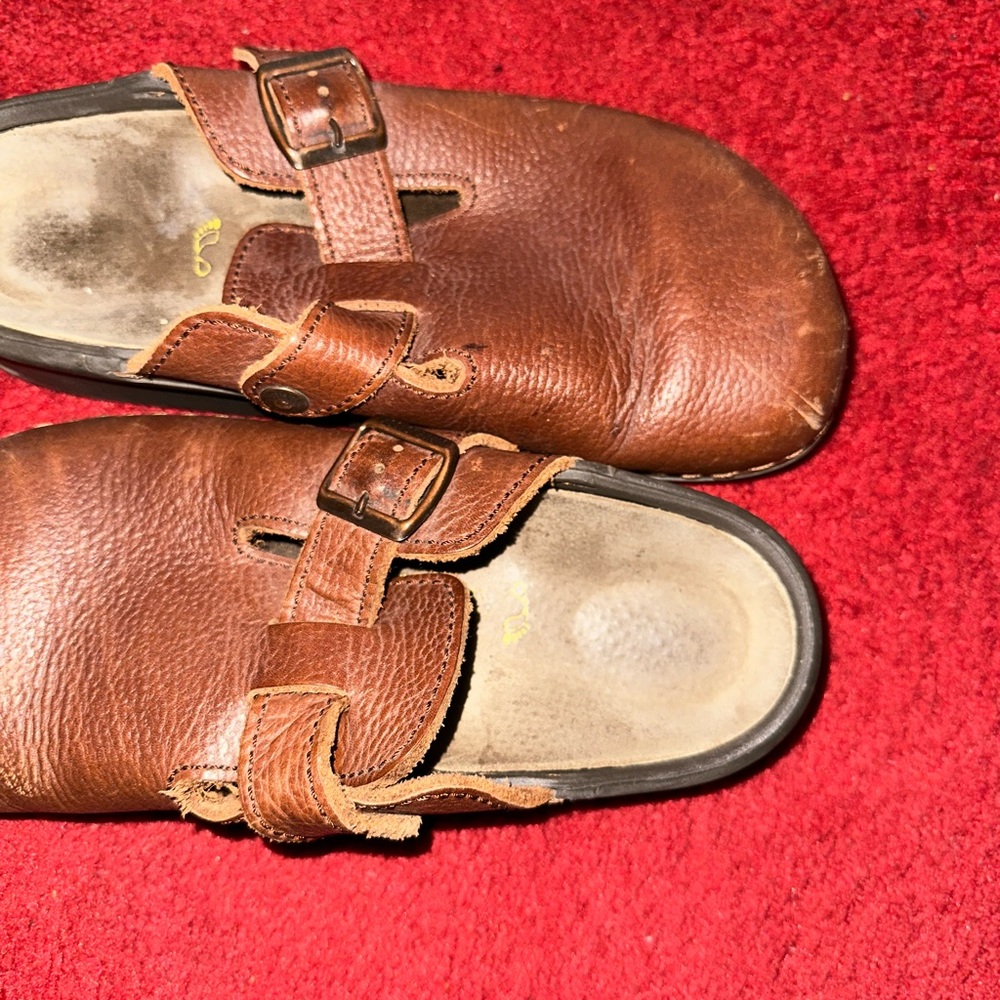 Leather Clogs - image 3